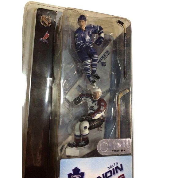 Vintage McFarlane NHL Series 1 Mini Figures 2 Pack Peter Forsberg & Mats Sundin - Picture 3 of 7